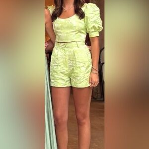 Amanda Uprichard Top & Jane Shorts Set